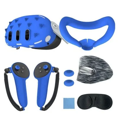 Gamax Oculus Quest 2 Console Silicon Case - Blue